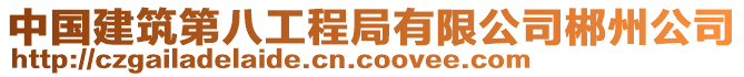 中國建筑第八工程局有限公司郴州公司