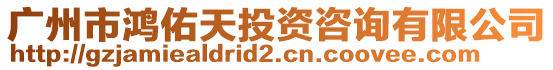 廣州市鴻佑天投資咨詢有限公司