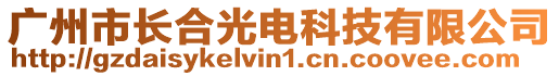 廣州市長合光電科技有限公司