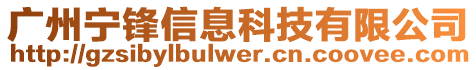 廣州寧鋒信息科技有限公司