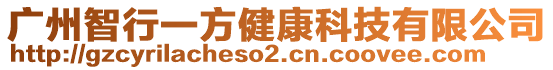 廣州智行一方健康科技有限公司
