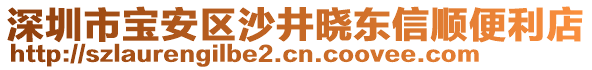 深圳市寶安區沙井曉東信順便利店