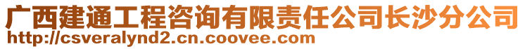 廣西建通工程咨詢有限責任公司長沙分公司