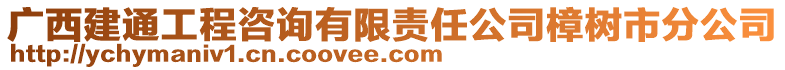 廣西建通工程咨詢有限責任公司樟樹市分公司