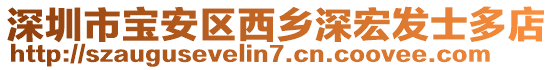 深圳市寶安區西鄉深宏發士多店