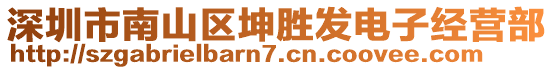 深圳市南山區坤勝發電子經營部