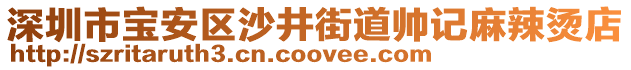 深圳市寶安區沙井街道帥記麻辣燙店