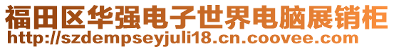 福田區(qū)華強(qiáng)電子世界電腦展銷柜