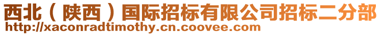 西北(陜西)國(guó)際招標(biāo)有限公司招標(biāo)二分部