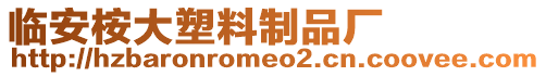 臨安桉大塑料制品廠