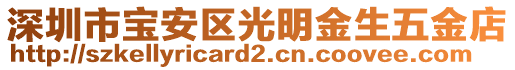 深圳市寶安區(qū)光明金生五金店