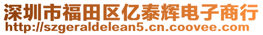 深圳市福田區(qū)億泰輝電子商行