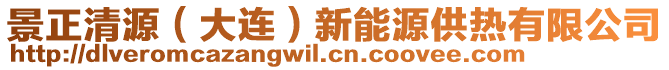 景正清源（大連）新能源供熱有限公司