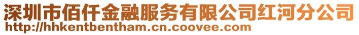 深圳市佰仟金融服務(wù)有限公司紅河分公司