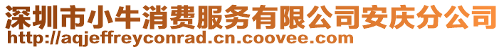 深圳市小牛消費(fèi)服務(wù)有限公司安慶分公司