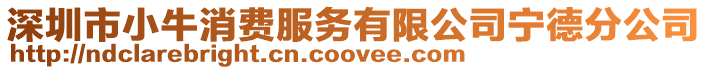 深圳市小牛消費(fèi)服務(wù)有限公司寧德分公司