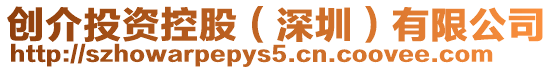 創(chuàng)介投資控股(深圳)有限公司