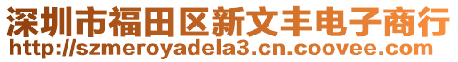 深圳市福田區(qū)新文豐電子商行