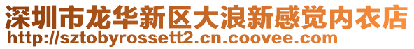 深圳市龍華新區大浪新感覺內衣店