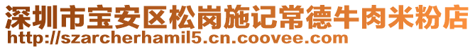 深圳市寶安區(qū)松崗施記常德牛肉米粉店