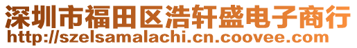 深圳市福田區(qū)浩軒盛電子商行