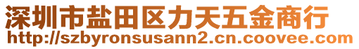 深圳市鹽田區(qū)力天五金商行