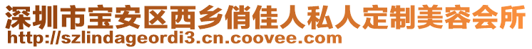 深圳市寶安區(qū)西鄉(xiāng)俏佳人私人定制美容會所