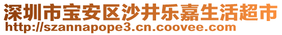 深圳市寶安區(qū)沙井樂嘉生活超市