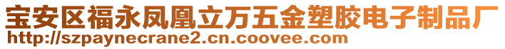 寶安區(qū)福永鳳凰立萬五金塑膠電子制品廠