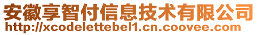 安徽享智付信息技術(shù)有限公司