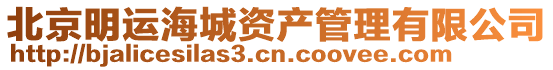 北京明運海城資產管理有限公司
