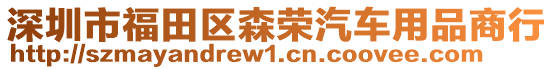 深圳市福田區(qū)森榮汽車用品商行