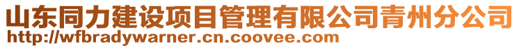 山東同力建設項目管理有限公司青州分公司