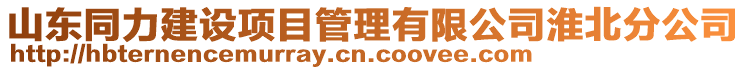 山東同力建設(shè)項目管理有限公司淮北分公司