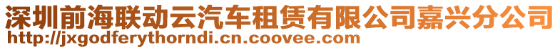 深圳前海聯動云汽車租賃有限公司嘉興分公司