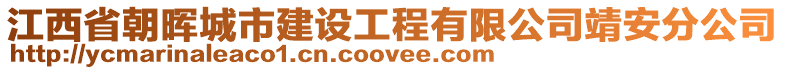 江西省朝暉城市建設工程有限公司靖安分公司