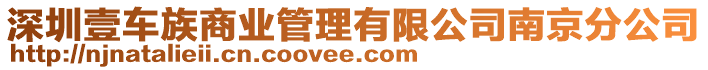 深圳壹車族商業(yè)管理有限公司南京分公司