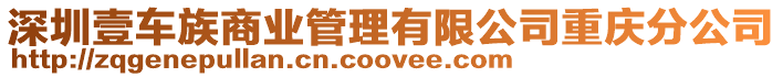 深圳壹車族商業管理有限公司重慶分公司