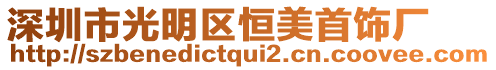 深圳市光明區(qū)恒美首飾廠