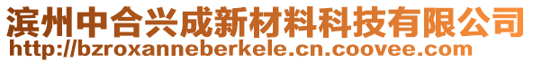 濱州中合興成新材料科技有限公司