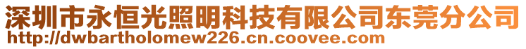 深圳市永恒光照明科技有限公司東莞分公司