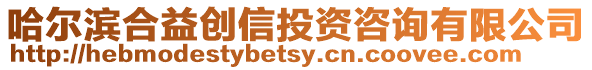 哈爾濱合益創(chuàng)信投資咨詢有限公司
