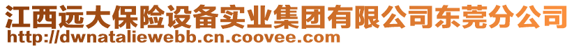 江西遠(yuǎn)大保險(xiǎn)設(shè)備實(shí)業(yè)集團(tuán)有限公司東莞分公司