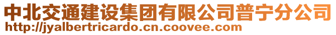 中北交通建設集團有限公司普寧分公司