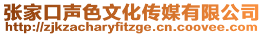 張家口聲色文化傳媒有限公司