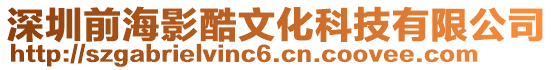 深圳前海影酷文化科技有限公司
