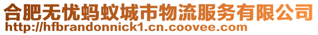 合肥無憂螞蟻城市物流服務有限公司