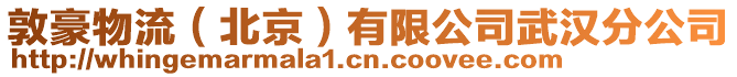 敦豪物流(北京)有限公司武漢分公司