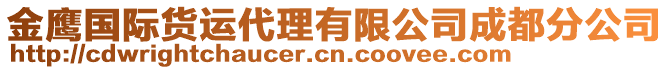 金鷹國(guó)際貨運(yùn)代理有限公司成都分公司