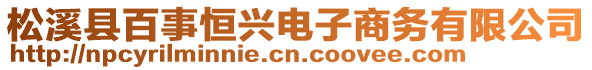 松溪縣百事恒興電子商務(wù)有限公司